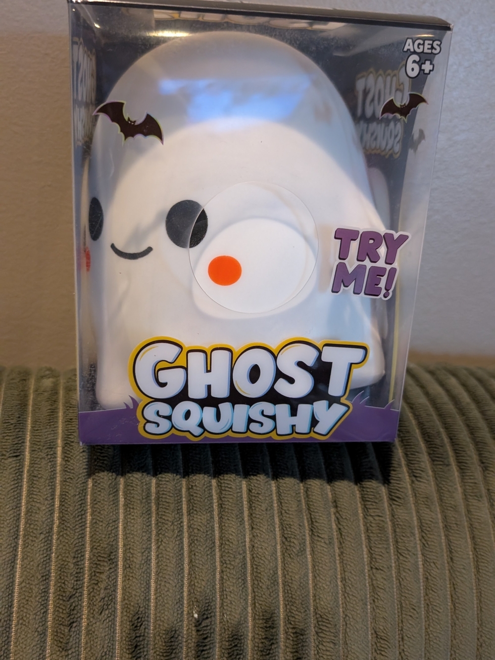 Ghost Squishy Soft Squeeze Toy - White